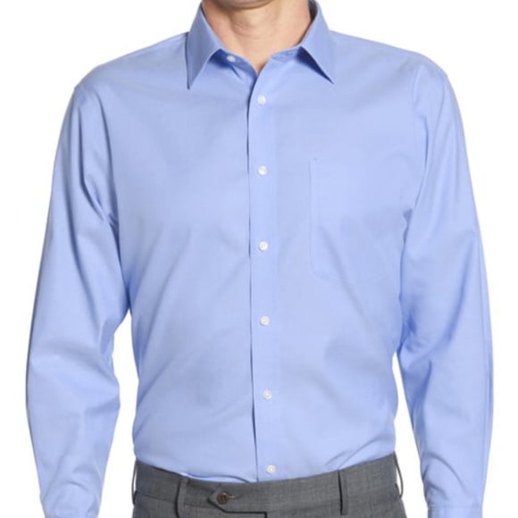 nordstrom smartcare dress shirt Smartcare Trim Fit Solid Dress Shirt (Men)